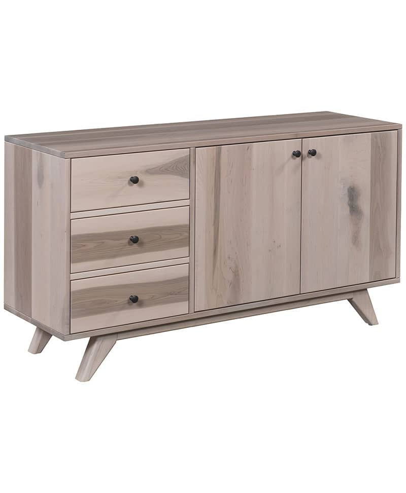 Mid Century 3 Drawer 2 Door Credenza - Image 2